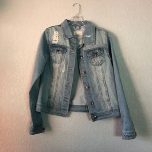 Distressed Jean Jacket